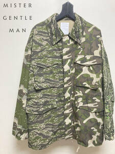 MR. GENTLEMAN 21SS CAMO MIX FIELD JACKET 迷彩 ジャケット ミスタージェントルマン MISTERG ENTLEMAN