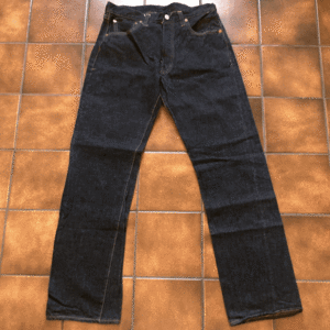 バレンシア工場製 1947年モデル LEVI’S 501XX 47501-0191 W32(W35) L36 濃紺 美品 米国製 リジッド 片面 レザー 40s 47s アメリカUSA製555