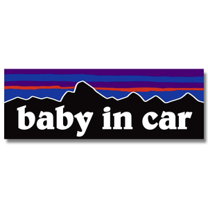 P【ベビーインカー/baby in car】マグネットステッカー