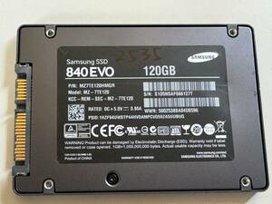 SAMSUNG SSD 120GB【動作確認済み】2535　