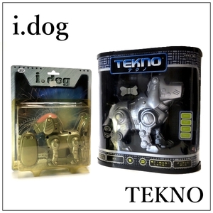 【ROBOT】ペット 犬型ロボット 2点セット i.dog & TEKNO BATTERY OPERATED FULL-HOUSE 箱付 希少！