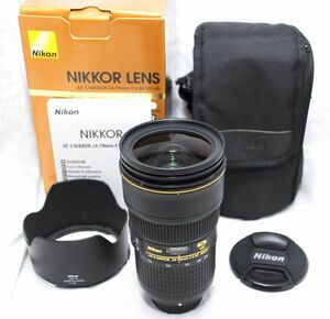 【新品同様の超美品・付属品完備】Nikon ニコン AF-S NIKKOR 24-70mm f/2.8 E ED VR