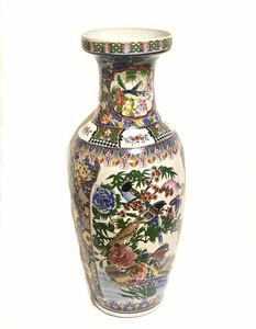 ■華やか■中国工芸品・花器・置物・壺・美術品