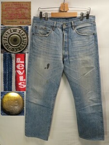 日本製★W36(約87cm)【Levis/リーバイス】ビンテージ/1980年代/501/83501/赤耳/USED加工/LVC/復刻/ヒゲ/J09/RED LINE/セルビッチデニム★