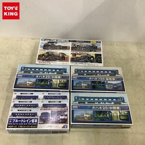 1円〜 マイクロエース 1/80 ブルートレイン客車 オロネ25（個室寝台）、ARII HOゲージ オハネ25（中間車）他