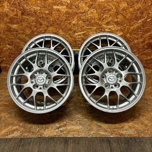 希少☆BBS☆鍛造☆RG384/385☆RX-7☆FDオプション☆17×8J+50/8.5J+50☆114.3/5穴☆走り屋　ドリフト　JDM