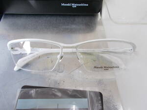 MasakiMatsushima マサキマツシマ 眼鏡フレーム MF-1270-4 お洒落な白 MADE IN JAPAN