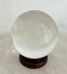 ◆ 水晶玉 ガラス玉 丸玉 置物 開運 風水 幸運 占い オブジェ インテリア 現状品 保管品◆