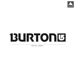 【BURTON】バートン★21★ダイカットステッカー★切抜きステッカー★10.0インチ★25.4cm