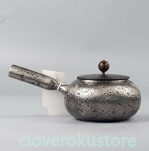 砂鉄 南部鉄器 鉄壺 コーティングなし 手作り鉄 やかんを沸かす お茶の道具 600ML