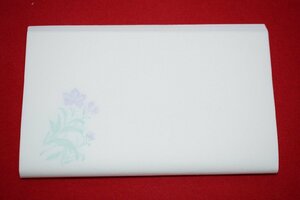 茶道具 懐紙 絵懐紙 桔梗 懐紙 1帖(30枚) 17.5×14.5cm kaishi23-11