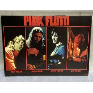 当時物★ピンク・フロイド PINK FLOYD キャンバス フレーム ポスター パネル 昭和レトロ 企業 非売品