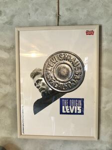 ビンテージ　LEVIS リーバイス ポスター ジェームスディーン 特大縦104×横73.5cm