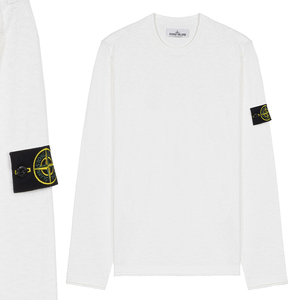 送料無料 11 STONE ISLAND ストーンアイランド 7615502B0 V0001 ホワイト サマーニット セーター size XXL