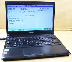 起動確認のみ(ジャンク扱い) 東芝 dynabook RX3 SM240E/3HD CPU:Core i5-M520 RAM:4G HDD:160G (管:KP072