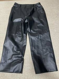 jeanology Collection Leather Pants レザー100% 古着