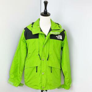 ★1円スタート★ ノースフェイス ナイロン セットアップ ジャケット パンツ 緑 THE NORTH FACE