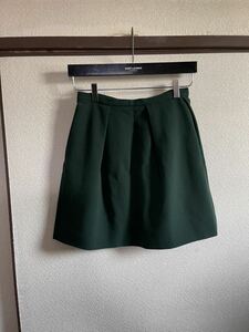 【美品】【レターパックプラス対応】 ESTNATION エストネーション スカート パンツ GREEN グリーン 緑色 MADE IN JAPAN 日本製 即決あり