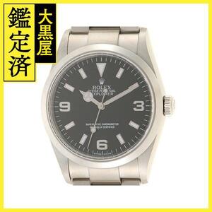 ROLEX　ロレックス　エクスプローラーI　114270　M品番　ブラック　ステンレス　メンズ　2120000256196【436】