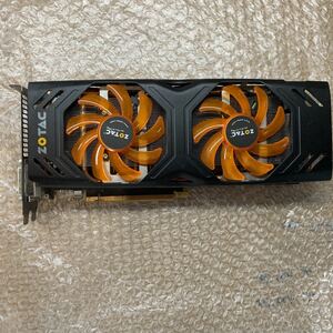 激安 グラフィックボード ZOTAC GeForce GTX770 4GB 256BIT DDR5 DVI/HDMI/DP 認識.画像出力のみ確認 中古品 同梱可能 【動作品】