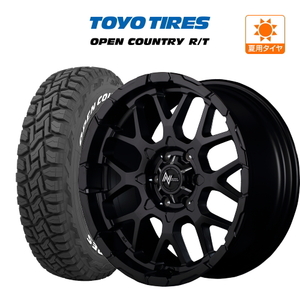 サマータイヤ ホイール 4本セット MID ナイトロパワー M28 バレット TOYO オープンカントリー R/T 265/65R17 プラド 等