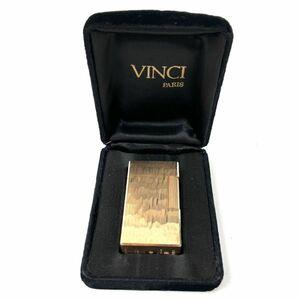 仙101 VINCI ローラー ガスライター ゴールドカラー ヴィンチ ライター 喫煙グッズ 箱付き