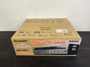 【デッドドストック】 シャープ SHARP HDD・VHS一体型DVDレコーダー DV-TR11 未開封 新品