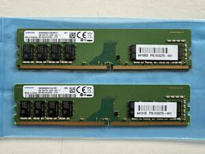 ■【中古】SAMSUNG M378A1K43CB2-CTD 8GB 1Rx8 PC4-2666V-UA2-11 8GBx2=16GB ■