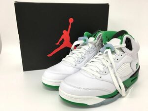 K11-408-149▲【未使用/送料無料】Nike WMNS Air Jordan 5 Retro Lucky Green ナイキ ウィメンズ エアジョーダン5 レトロ サイズ:29.0cm