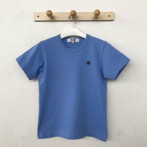 COMME des GARCONS AZ-T213 PLAY AD2016 コム デ ギャルソン レディース 半袖Tシャツ ブルー系 良品 size M