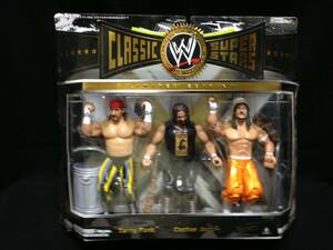 JAKKS：WWE Classic Superstars 3Pack Seriesテリー、カクタス・ジャック、サブゥ＜ECWハードコアマッチ＞（未開封品）