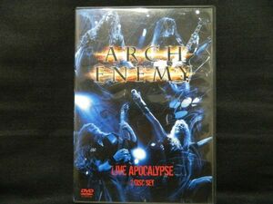 (13) 中古DVD　ARCH ENEMY　　/　 　LIVE APOCALYPSE 　　日本盤　 ２枚組　DVDケース傷み、日本語解説 経年の汚れあり