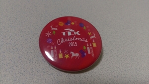 TCK 大井競馬 2015 クリスマス 缶バッジ 地方競馬 南関競馬 非売品