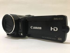 美品　Canon　キャノン　ビデオカメラ　iVIS HF21　アイビス　ブラック　黒　d24d24dd72