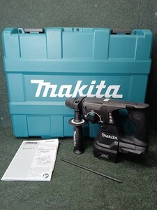 未使用 Makita マキタ 24mm 18V 充電式ハンマドリル HR244DZ 本体のみ ケース付き ブラック HR244DZK