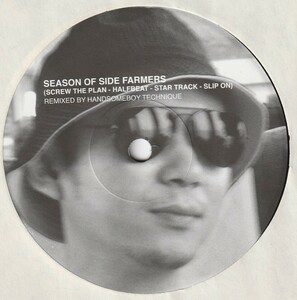 7"EP★HALFBY★Season Of Side Farmers / No Conection B-JR★Handsomeboy Technique★2019年★超音波洗浄済★試聴可能★