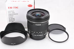 ★超極上美品・試撮写真あり★Canon キヤノン EF-S 10-18mm F4.5-5.6 IS STM 付属品多数 オマケ付★試し撮りにて動作確認済 鮮明な画像です