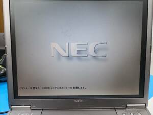 NEC LaVie PC-LJ5006A 中古　現状品　比較的綺麗　本体　電源付き　１２．１インチ　液晶われなし　キーボード正常