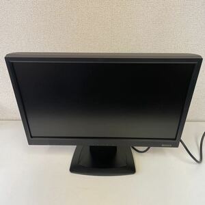 ［中古品］I-O DATA 低消費電力パネル採用20型ワイド液晶ディスプレイ(ブラック) LCD-AD201XB スタンド付き 通電確認済みNo2