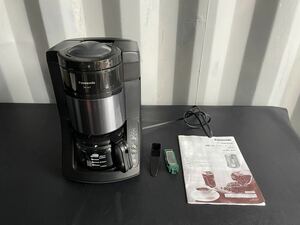 中古品☆Panasonic パナソニック 沸騰浄水コーヒーメーカー NC-A57-K ブラック 2022年製 