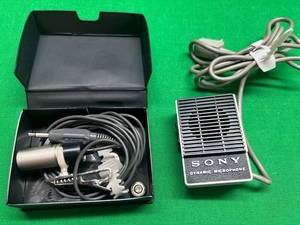 【775】SONY Microphone ECM-16 / F-66S 2点