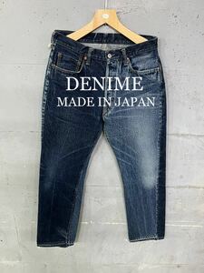 ほぼ未使用！DENIME Re；project HRLR加工セルビッチデニム！日本製！