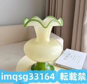 室内 工品 上品◆超美品 花器 新品未使用 瑠璃花瓶 装飾品