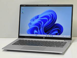 ★美品 使用204h HP Probook 635 Aero G8 Ryzen5 5600U 2.3GHz/32GB/NVMe256GB/13.3FHD/WiFi/WebCam/WIN11Pro64bit 204h