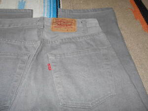 １９８０年代製Levi’sリーバイス ５０１ - ０６５５灰色グレー ジーンズ ビンテージ MADE IN USA VINTAGE JEANSロックンロール ロカビリー