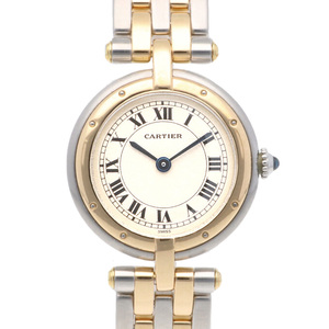 カルティエ パンテール SM 腕時計 時計 ステンレススチール W25030B6 (1057920C) クオーツ レディース 1年保証 CARTIER 中古