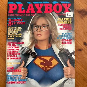 447　 PLAYBOY　海外版　1981/8　ヴァレリー・ペリン　ガールズオブサマー　セクシー写真　広告　ファッション