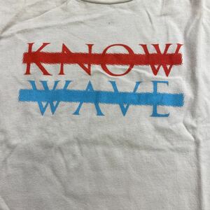 KNOWWAVE テイシャツ白　サイズL 送料込み　　中古