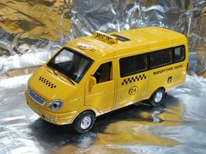 ◎1:32 Russia GAZ Gazel 15cm Diecast Taxi yellow ロシア バン ガズ ガス タクシー イエロー◎ a