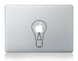 MacBook iPad ステッカー シール 電球 ライト